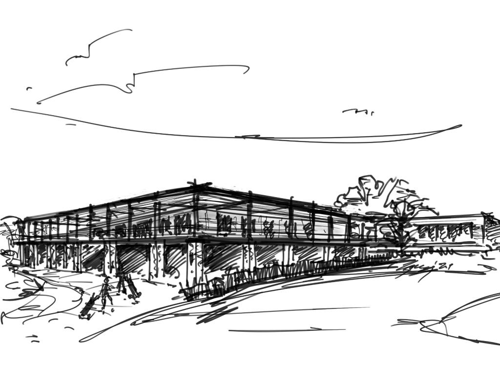 Aulik Design Build: Golf / Country Club, Sketch